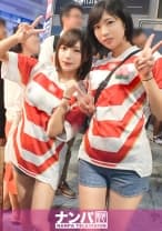 マジ軟派、初撮。 1398 ラグビーワールドカップで盛り上がる新宿で美女2人をホールド！！祝杯ムードからの乱交スクラムでまとめてトライ！！試合より熱いタッチダウンを彼女たちにキメるwww