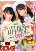 【VR】咀嚼VR ドMなご主人様に小悪魔メイドたちのお給仕 あおいれな 七海ゆあ